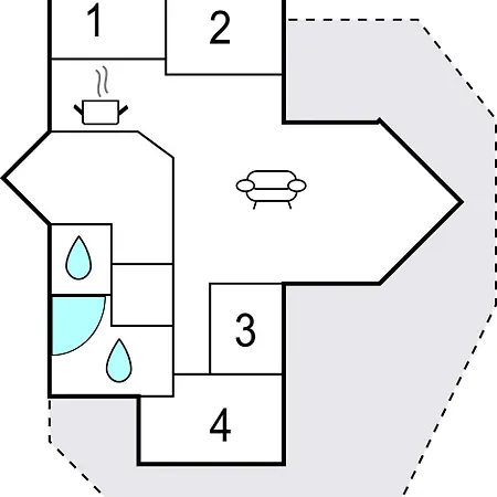 4 Bedroom Gorgeous In Hébergement de vacances